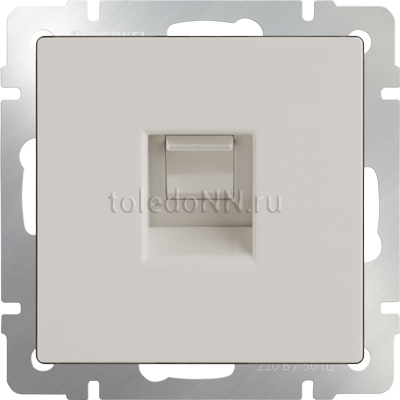 : 56878.  313.64 .   1- Werkel WL03-RJ-45-ivory Ethernet RJ-45  