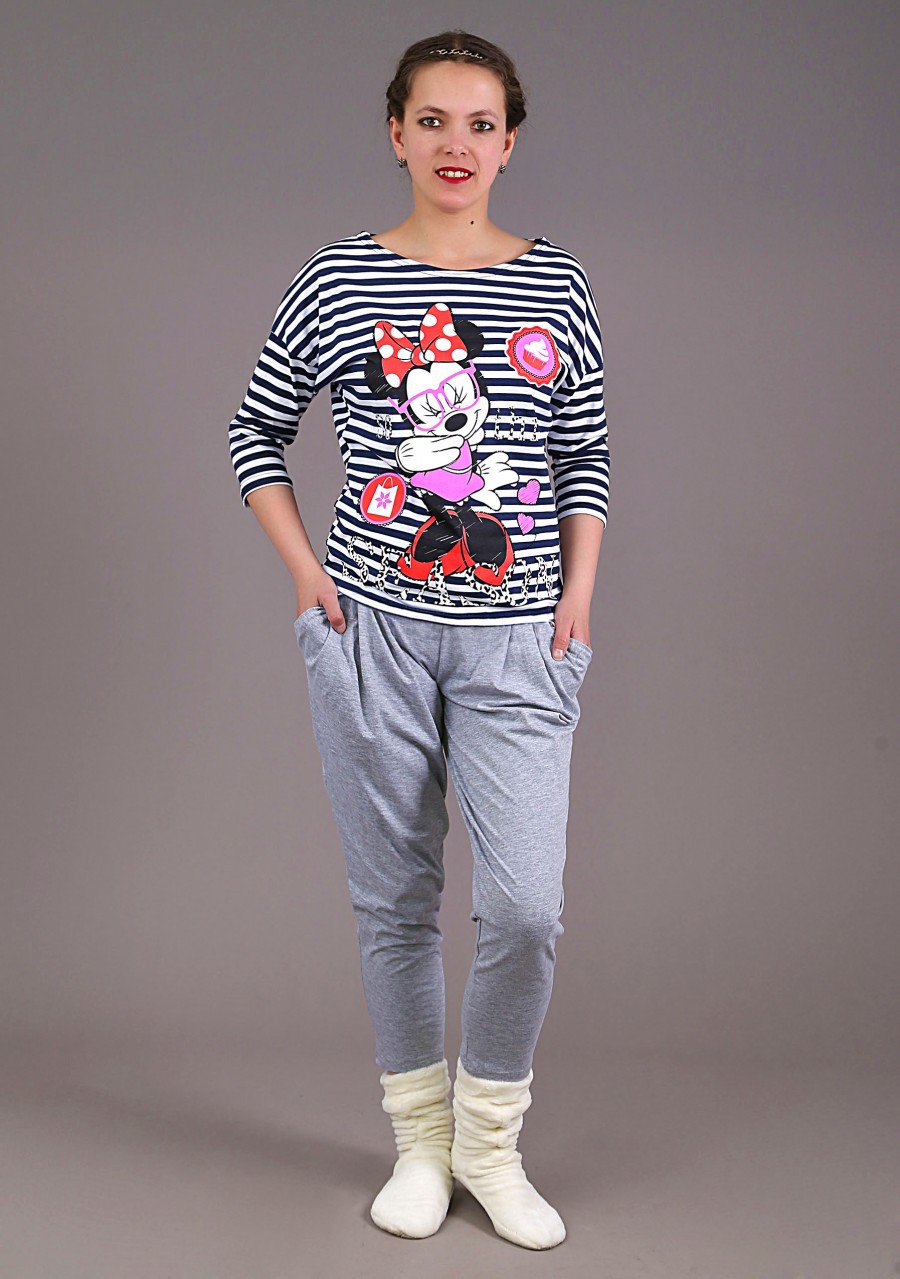 Костюм Минни в очках (Бриджи меланж) (Арт.2-123а), 550 руб.