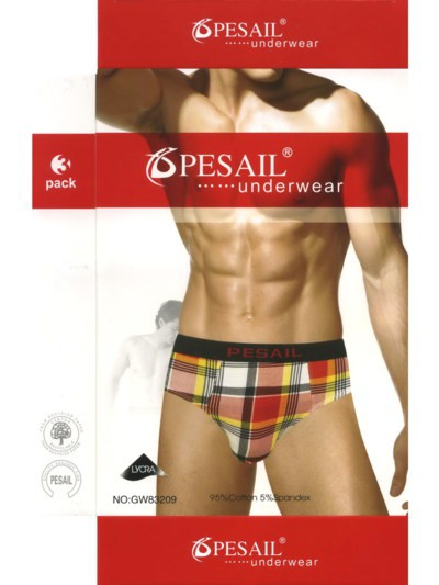 Трусы мужские Pesail GW83209 плавки хлопок L-3XL 62.50 руб