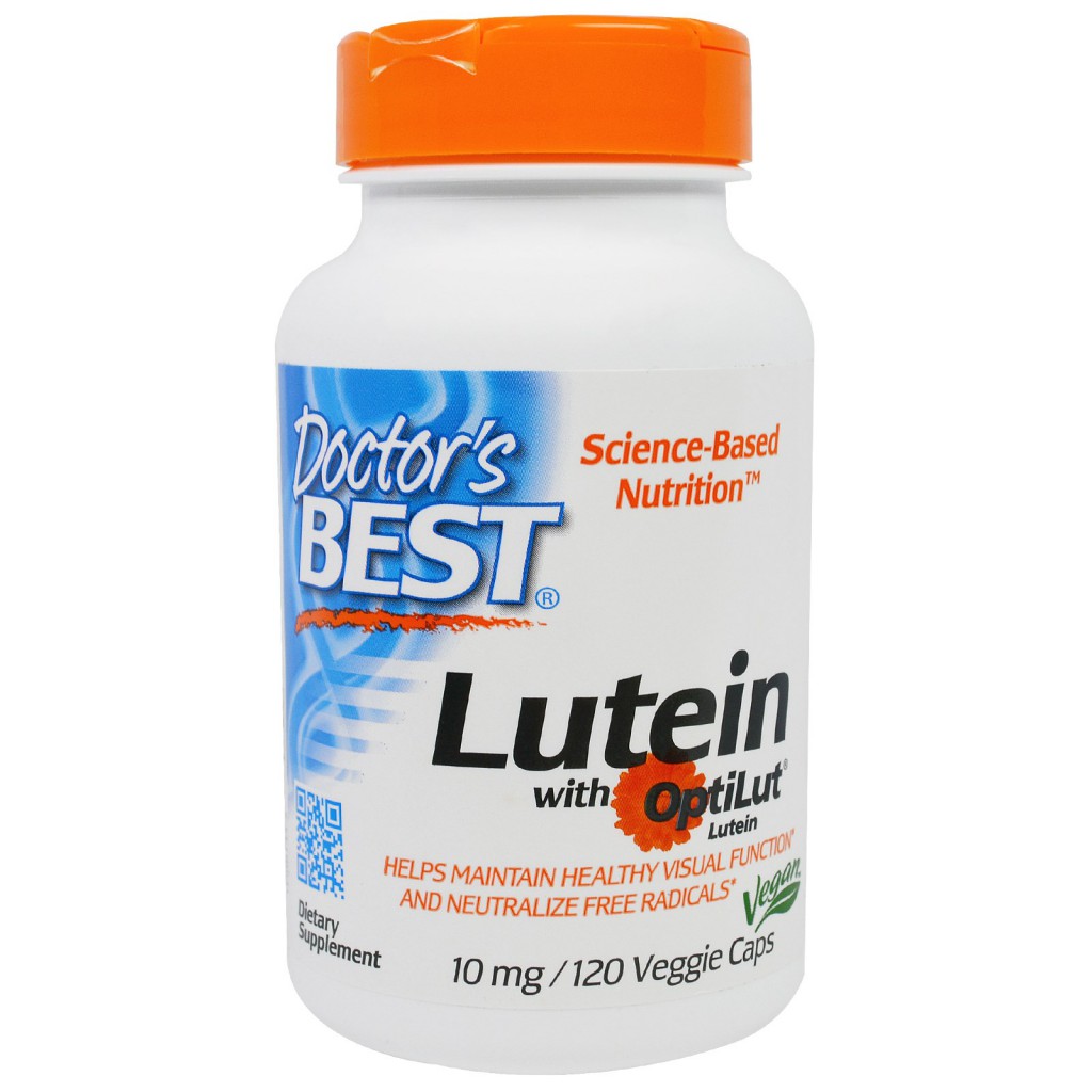 Doctor's Best, Lutein with OptiLut, 10 , 120  