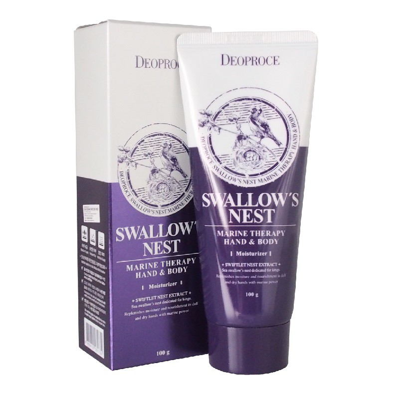 Hand & body SWALLOWS NEST cream 100гр 154руб