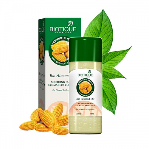         (BIOTIQUE BIO ALMOND OIL SOOTHING FACE & EYE MAKEUP CLEANSER), 120