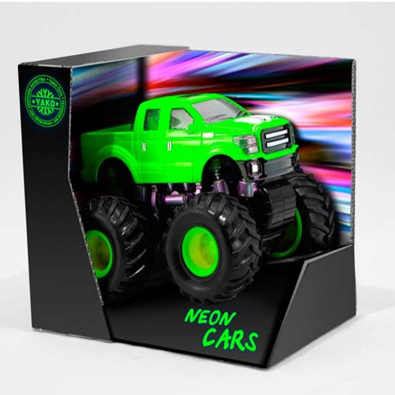 YAKO, Игрушка детская «Машинка», фрикционный механизм NEON, 8395R-1, 168.84 руб.