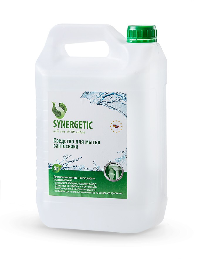 438921 Synergetic Средство для чистки сантехники, 5 л - 480 руб