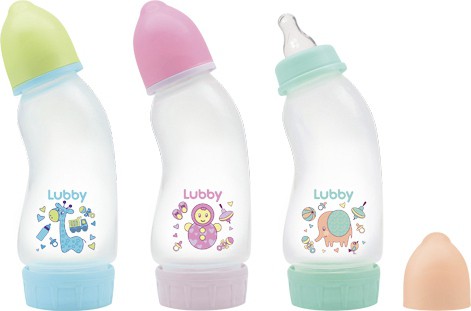 556291 LUBBY Бутылочка с соской молочной 