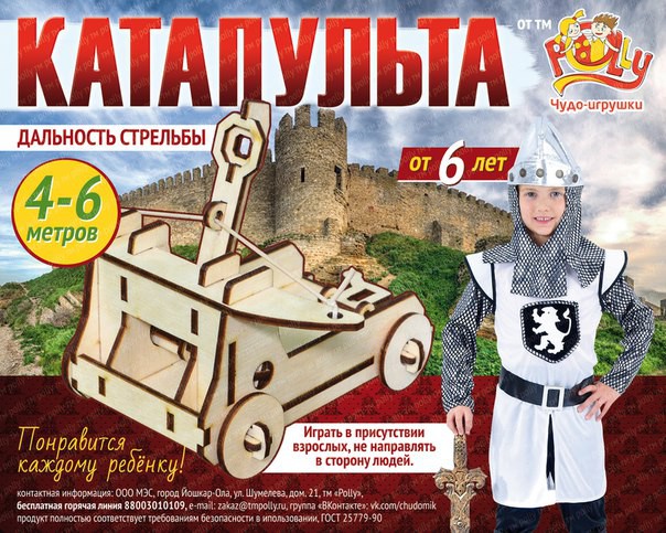 Катапульта 100руб