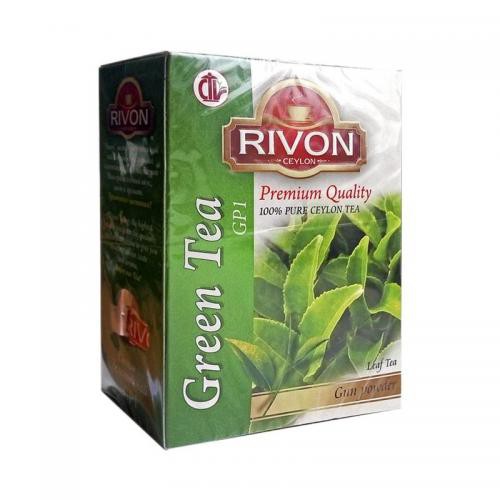    -   (RIVON CEYLON PREMIUM QUALITY GUN POWDER GREEN TEA), 100