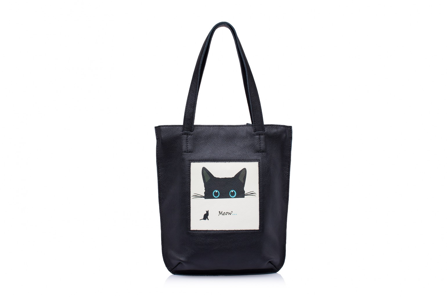 Сумка-пакет на молнии Meow Black