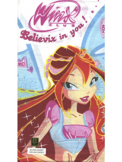 Детские носовые платки 28x28 Winx 12 руб x 10 шт.