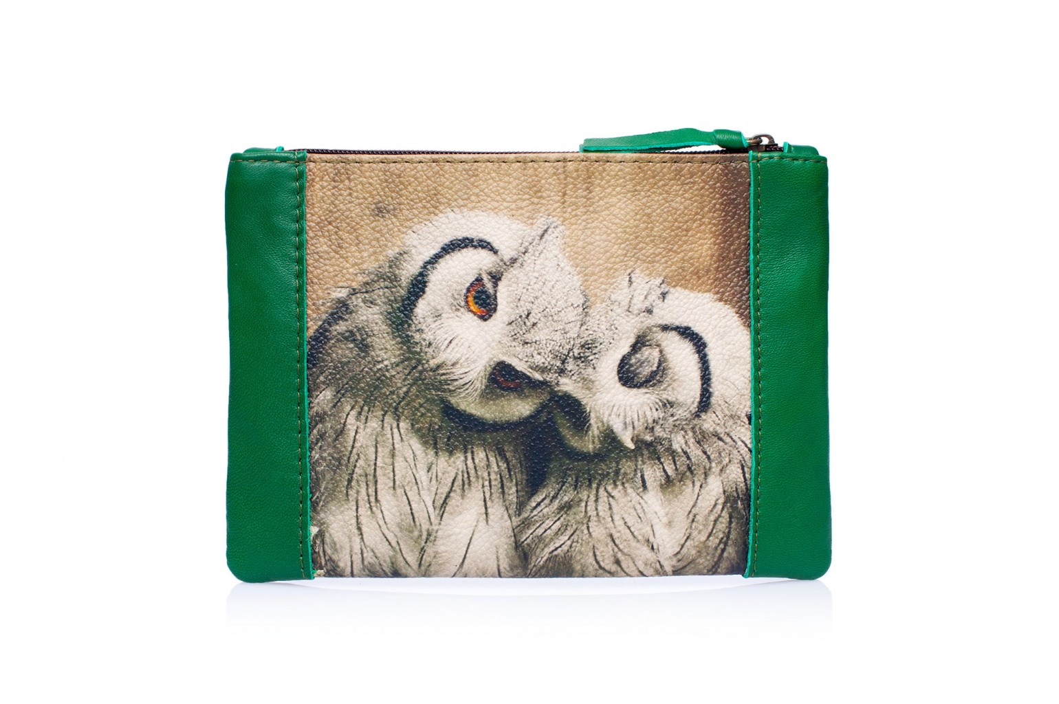 Клатч-косметичка Оwls in love3 Green