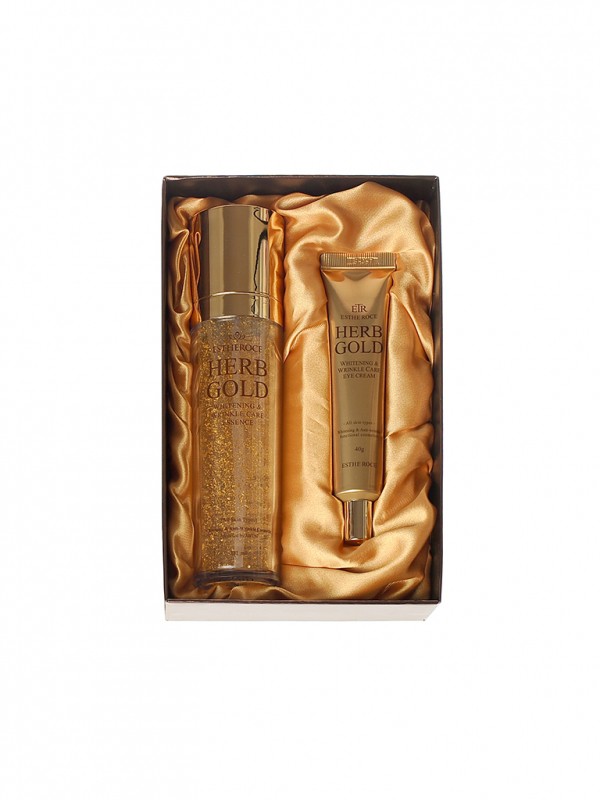 Herb Gold Whitening & Wrinkle Care Essence & Eye Cream Special Set (    ) 2800.jpg