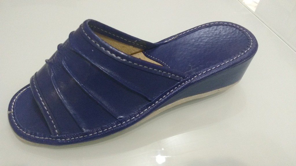 Тапочки женские из натуральной кожи артикул 147 размеры 36-41 420 р