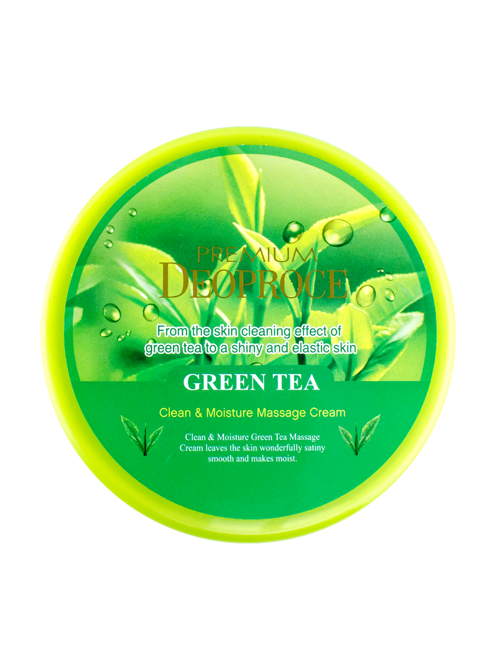 Clean & Moisture Massege Cream Green Tea (массажный крем зеленый чай) 300 гр 430руб.png