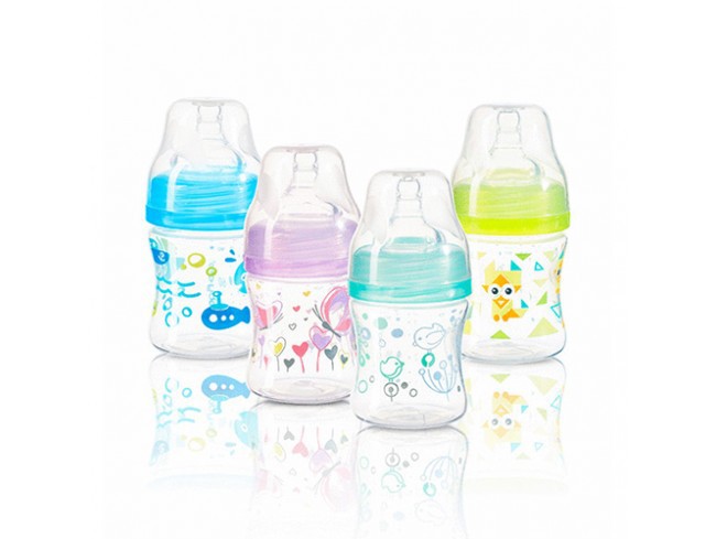 402 BabyOno Бутылочка антиколиковая c широким горлышком 120мл 1шт - 279,46 руб