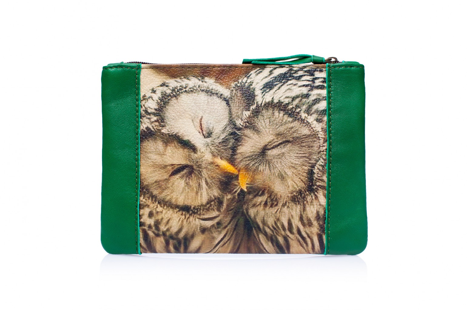 Косметичка-клатч Оwls in love2 Green