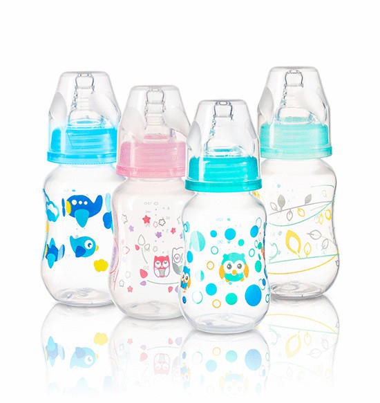 400 BabyOno Бутылочка антиколиковая стандартная 120мл 1шт - 212,38 руб