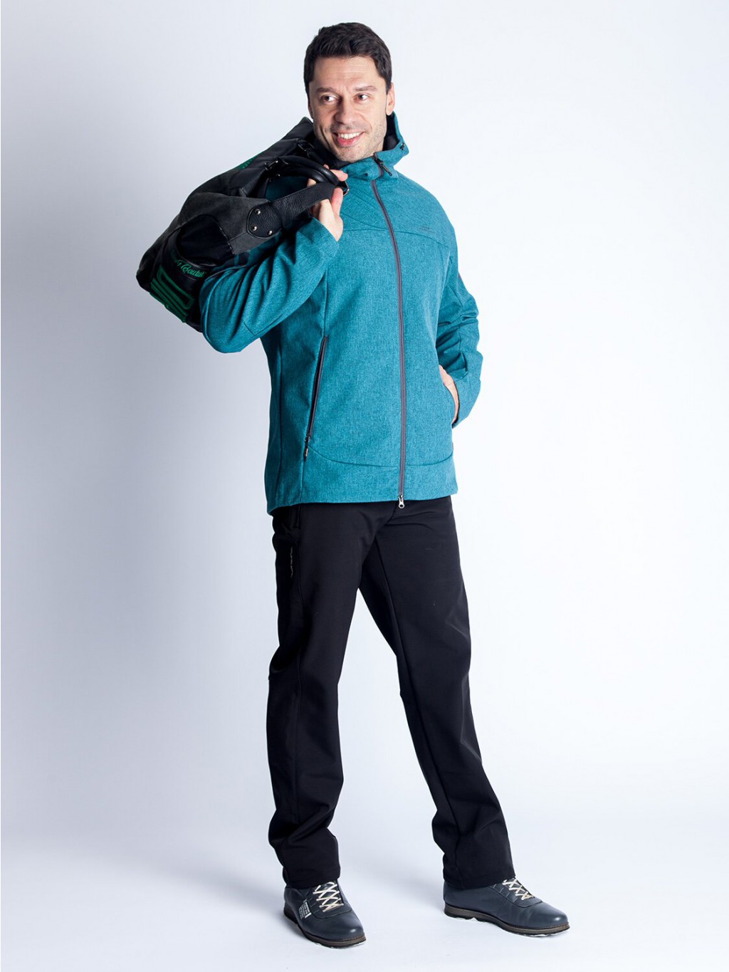 Windstopper мужской А-8627 Тёмно-бирюзовый