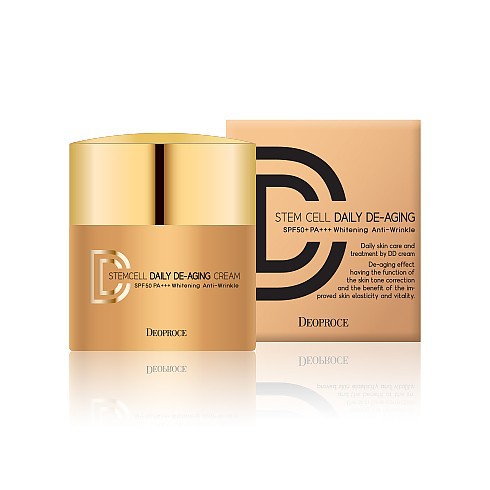 DD Stem Cell Daily De-Aging Cream SPF50+PA+++ (тональный крем) 40 гр. 21, 23 тон 1050руб