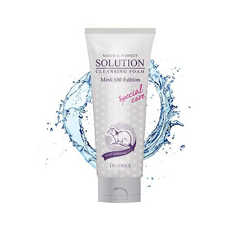 Natural Perfect Solution Cleansing Foam Mink Oil Edition (пенка для умывания норка) 170 мл 415руб