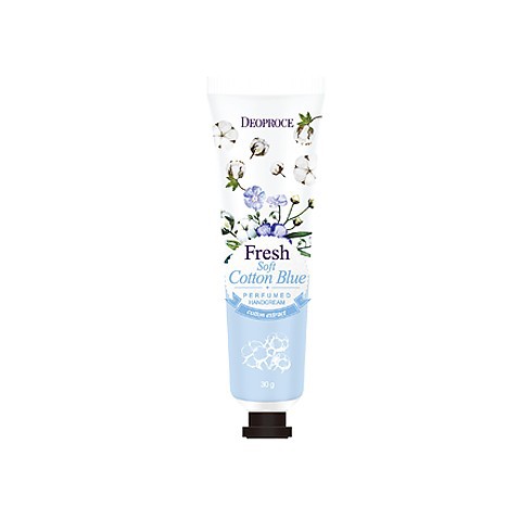 Deoproce fresh Soft cotton blue perfumed hand cream 30гр. 120руб