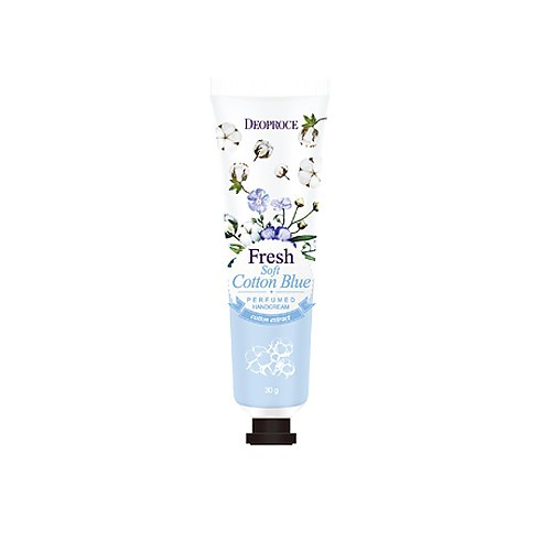 Deoproce fresh Soft cotton blue perfumed hand cream 30. 120