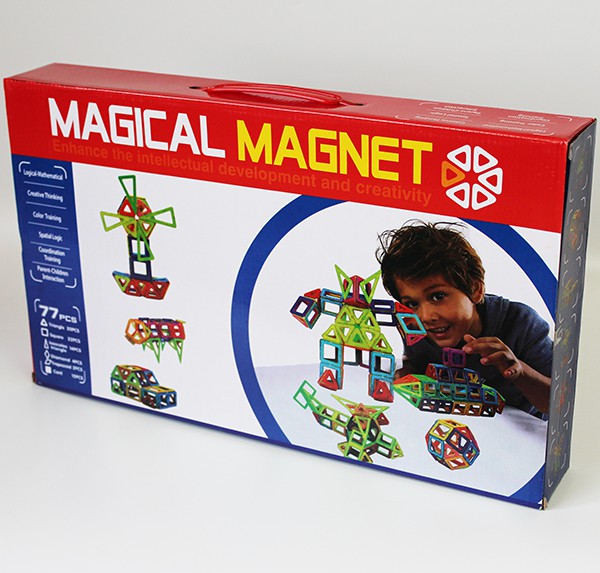 МАГНИТНЫЙ КОНСТРУКТОР MAGICAL MAGNET 77 ДЕТАЛЕЙ 1550р