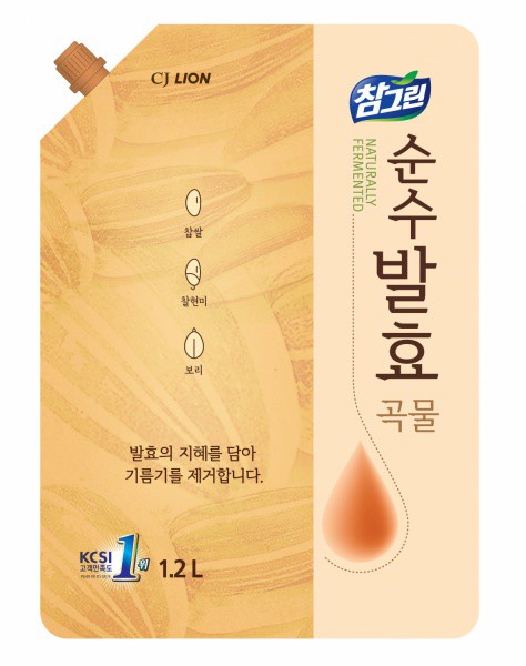 CJ Lion Средство для мытья посуды Chamgreen Pure Fermentation 