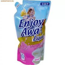 09156rs Гель для стирки одежды c кондиционером «Enjoy Awa's – аромат цветов», 800 г (мяг.упак) 245,00