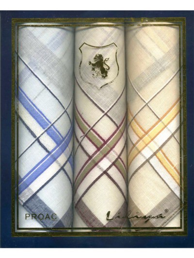 Мужские носовые платки подарочные Proac 28x28 арт.63 117 руб
