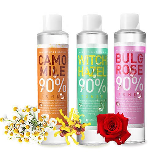 Toner 1) bulg rose 2) witchhazel 3) camomile 210ml 530