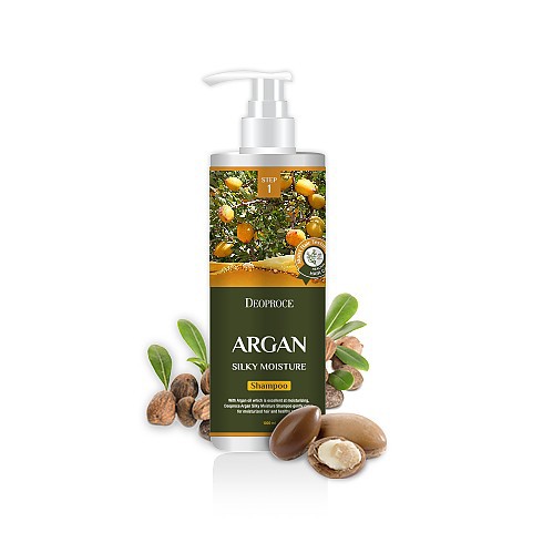 Shampoo Argan Silky Moisture 1000 мл. 642руб