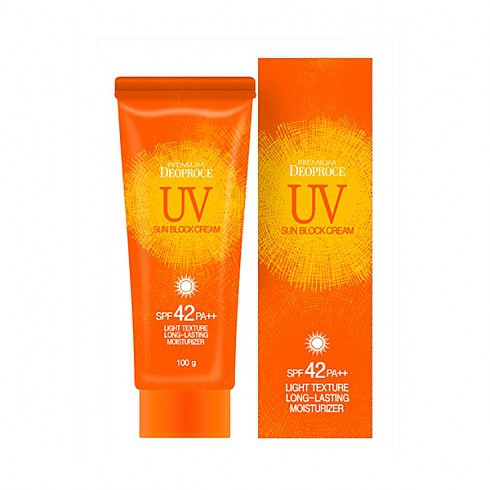 UV sun block cream SPF42 70 гр. 370руб