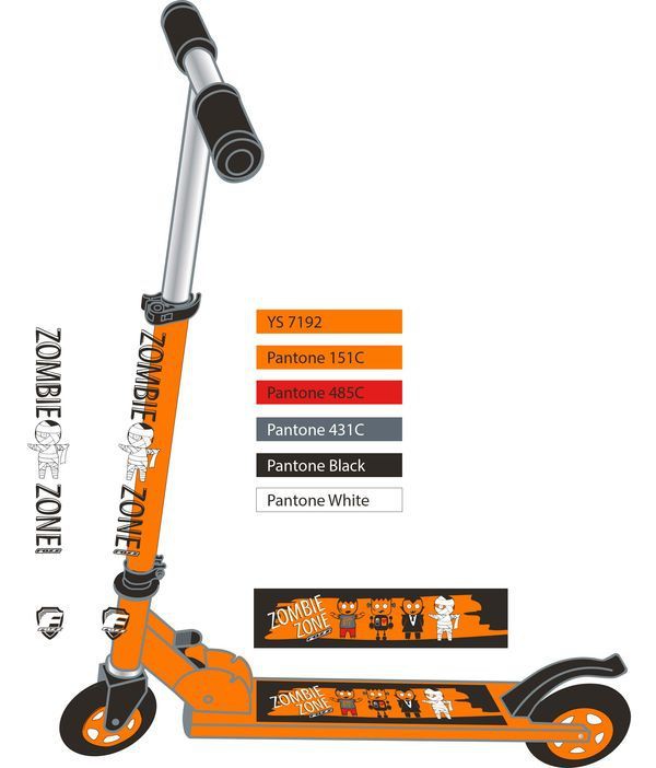   Foxx Zomby Zone, PU  100 , ABEC-7 100FOXX.OR7(64) - 880,00.jpg