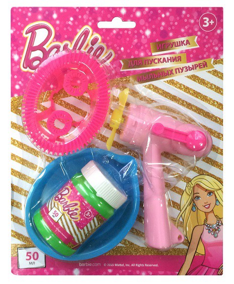 1Toy Мыльные пузыри Barbie - 52 руб