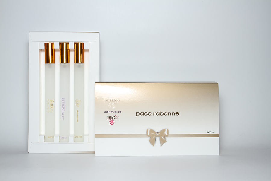 320 . -    3*15ml Paco Rabanne for women