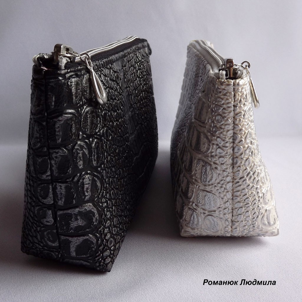 Косметички из кожзама 