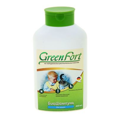 GreenFort Био Шампунь от блох для кошек, 400 мл Green Fort; Россия; Вода, продукты растительного происхождения; В боксе 12 шт. Арт.: 1146638 239.80руб.