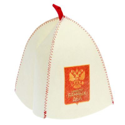 Шапка банная, термопринт 