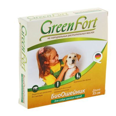 GreenFort Био Ошейник от блох для мелких собак, 35 см Юнитабс; Россия; См. на упаковке; В боксе 30 шт. Арт.: 1146633 154.88руб.