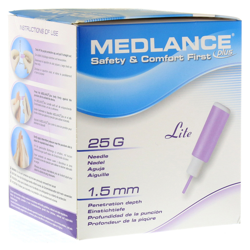      (MEDLANCE PLUS LITE), 10 , 74  + .