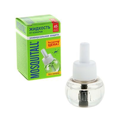 Жидкость Mosquitall Универсальная защита от комаров, 45ночей, 1 шт Mosquitall; Россия; В боксе 48 шт. Арт.: 1112373 73.70руб