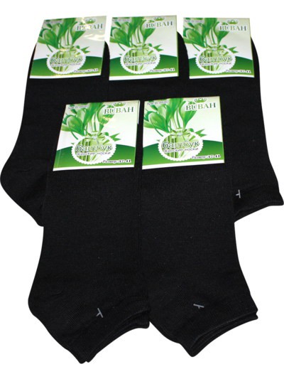 Женские носки Bubah B-8680 чёрные бамбук 16.50 руб
