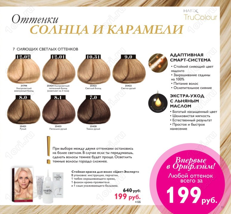 Стойкая краска для волос 