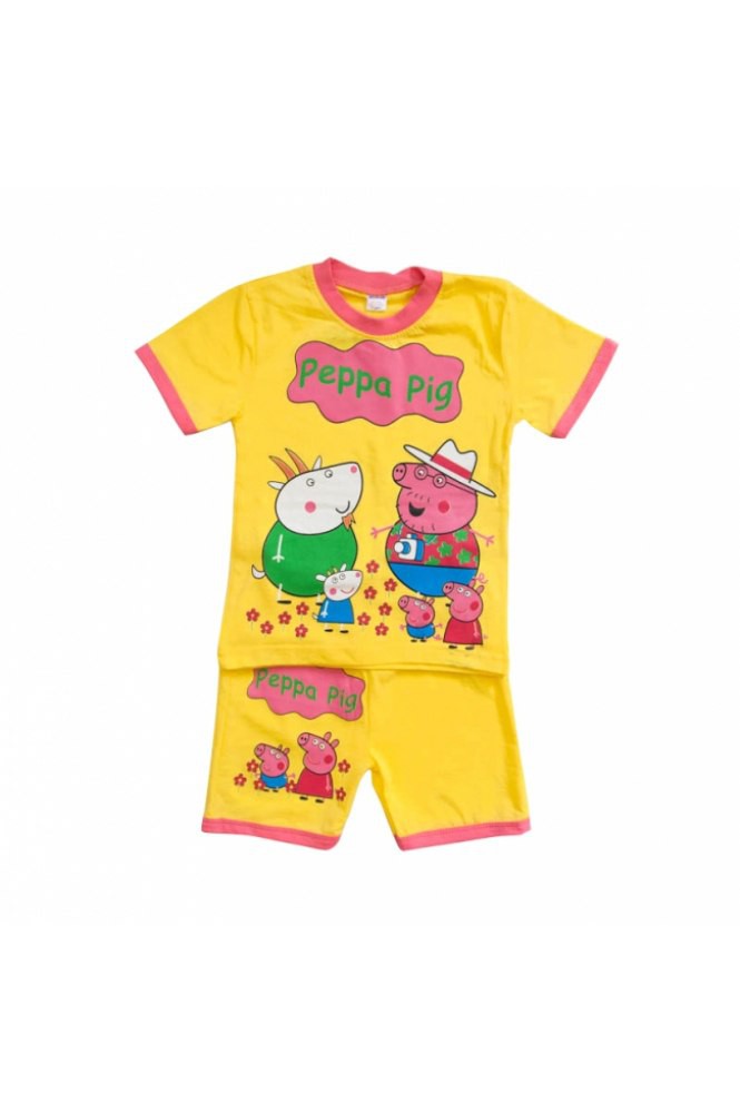 288р Комплект для девочки футболка + шорты Peppa Pig