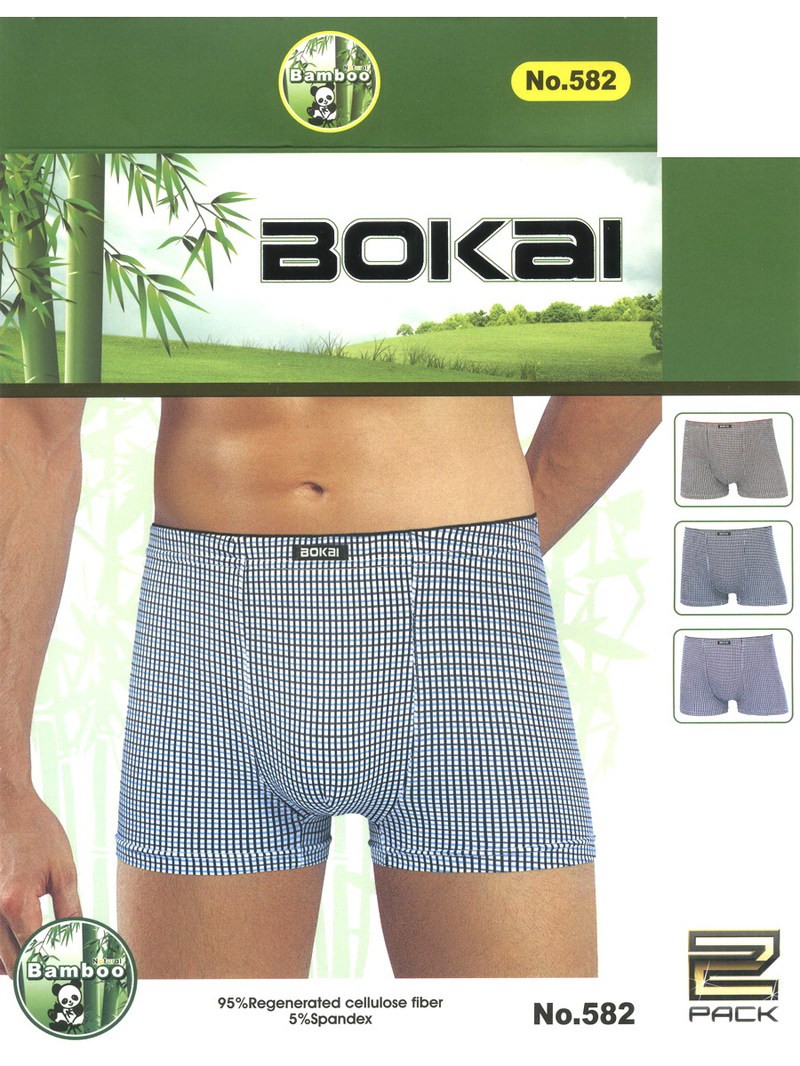 Трусы мужские Bokai 582 боксеры бамбук L-3XL 53.50 руб