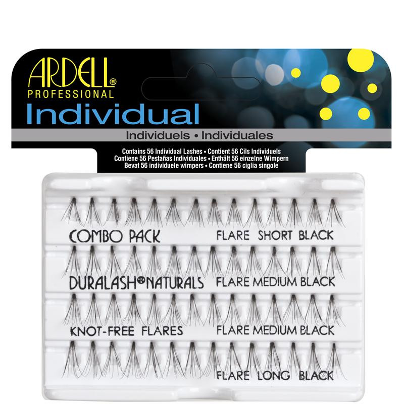 Ardell Duralash Naturals Knot-Free Flairs Combo Pack Black    . 