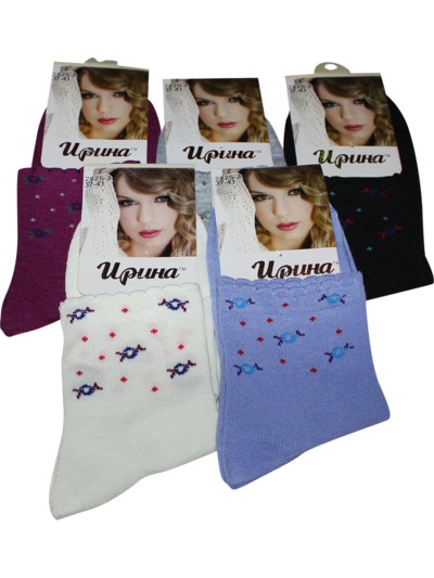 Женские носки Ирина 2825-3 хлопок 17.50 руб