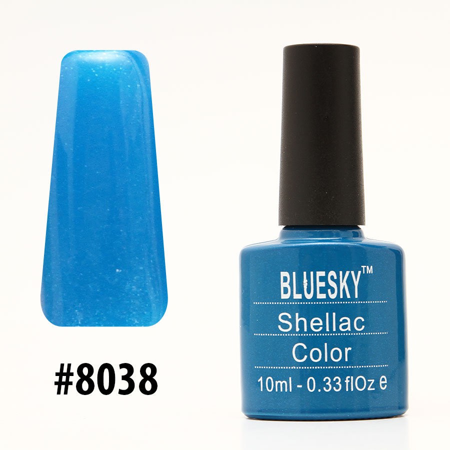 108 . ( 14%) - - Bluesky Shellac Color 10ml #8038
