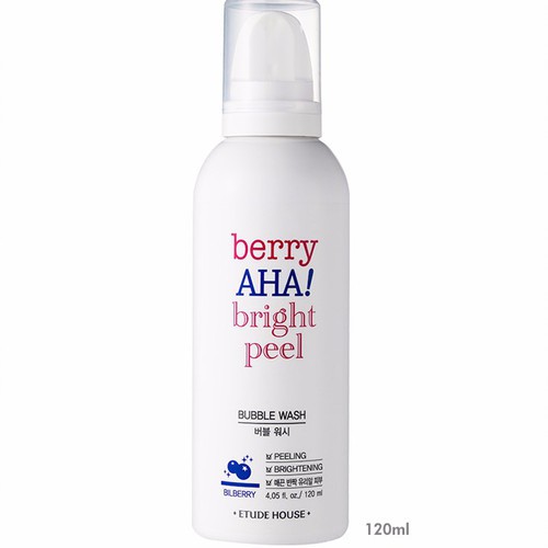 Etude House BERRY AHA BRIGHT PEEL BUBBLE WASH 120ml 877.