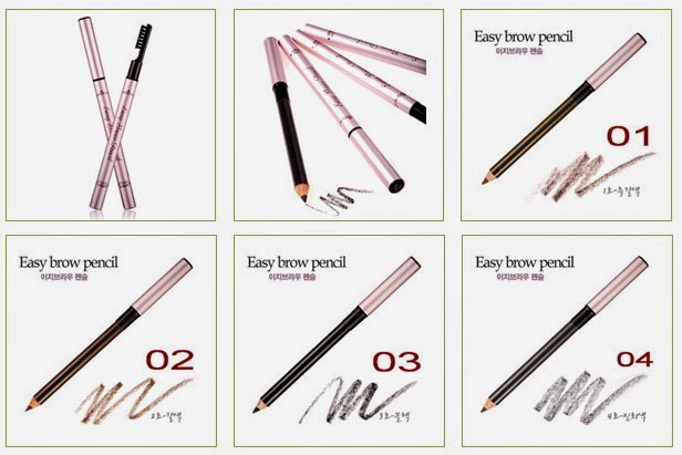 ETUDE HOUSE EASY BROW PENCIL #01 BLACKI BROWN, #02 BROWN, #04 DARK GRAY 206руб.